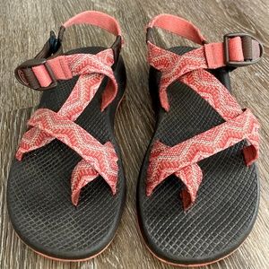 Womens Chacos Z/2 Classic - Brown and Orange
